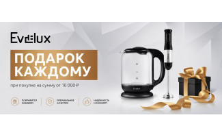 Акция EVELUX: «Подарок каждому»