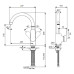 Смеситель IDEAL STANDARD Ceraflex B1727AA хром