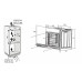 Духовой шкаф MEFERI MEO607BK MICROWAVE