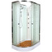 Душевая кабина DETO ЕМ1512 R N (без крыши)