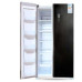 Холодильник Ginzzu NFK 580 черное стекло