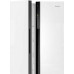 Холодильник WEISSGAUFF WSBS 500 Inverter NoFrost White Glass