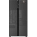 Холодильник WEISSGAUFF WSBS 600 NoFrost Inverter Inox Glass