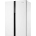 Холодильник WEISSGAUFF WSBS 500 Inverter NoFrost White Glass