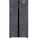 Холодильник WEISSGAUFF WSBS 600 NoFrost Inverter Rock Glass