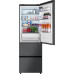 Холодильник WEISSGAUFF WFD 450 Total NoFrost Inverter Dark Grey Built-in