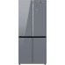 Холодильник WEISSGAUFF WCD 590 NoFrost Inverter Premium EcoFresh Dark Grey Glass