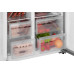 Холодильник WEISSGAUFF WSBS 600 NoFrost Inverter Bru Steel Glass
