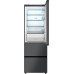Холодильник WEISSGAUFF WFD 450 Total NoFrost Inverter Dark Grey Built-in