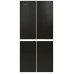 Холодильник Ginzzu NFK-425 черный