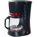 Капельная кофеварка DELTA LUX DL-8152 черная с красным