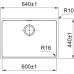 Кухонная мойка FRANKE FEX 210-60 стоп-вентиль 127.0688.783