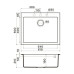 Кухонная мойка OMOIKIRI Bosen 61-ES (4997211)