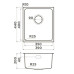Кухонная мойка OMOIKIRI Tadzava 39-U/I-LG (4993262)