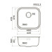 Кухонная мойка OMOIKIRI OMI 44-U/I-LG (4993268)