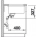Кухонная мойка BLANCO SUBLINE 340/160-U SILGRANIT 523559 темная скала