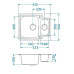 Кухонная мойка ALVEUS Maxim 50 SAT-90 1089612 (в комплекте с сифоном 1130555)