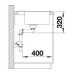 Кухонная мойка BLANCO dalago 5 черный (525871)