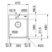Кухонная мойка FRANKE BCX 610-42 TL стоп-вентиль 101.0689.880