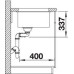 Кухонная мойка BLANCO SUBLINE 480/320-U темная скала c отв.арм. InFino (арт.523585)