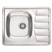 Кухонная мойка ALVEUS Zoom Maxim 10 SAT-90 1100215 (в комплекте с сифоном 1130551)