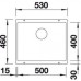 Кухонная мойка BLANCO SUBLINE 500-U SILGRANIT 523434 алюметаллик