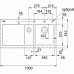 Кухонная мойка FRANKE MTK 651-100 керамика оникс (124.0335.868)