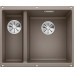Кухонная мойка BLANCO SUBLINE 340/160-U SILGRANIT серый беж (чаша справа) с отв.арм. InFino (арт.523565)