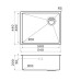 Кухонная мойка OMOIKIRI Taki 54-U/IF-GB Side SF (4997036)
