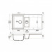 Кухонная мойка OMOIKIRI Sakaime 100-2-BL (4993892)