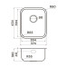 Кухонная мойка OMOIKIRI Omi 38-U/I-IN (4997435)