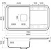 Кухонная мойка Omoikiri Tasogare-86-DC темный шоколад (4993468)