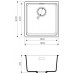 Кухонная мойка Omoikiri Kata 40-U-SA (4993422)
