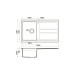 Кухонная мойка OMOIKIRI Kitagawa 86-WH Artceramic/белый (4993493)