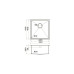 Кухонная мойка OMOIKIRI Taki 44-U/IF-GB (4997017)