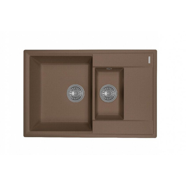 Кухонная мойка FLORTEK Консул 760К мокко (23.025.D0760.303)
