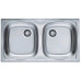Кухонная мойка ALVEUS BASIC 160 NAT-90 1049232 (в комплекте с сифоном 1130557)