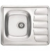 Кухонная мойка ALVEUS Zoom 10 LEI-90 1098941 (в комплекте с сифоном 1102384)