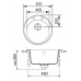 Мойка FRANKE 114.0175.358 rog 610-41 включая стоп-вентиль,, сахара