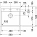 Кухонная мойка FRANKE SID 610 серый