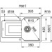 Кухонная мойка FRANKE UBG 611-78 черный матовый (114.0639.654)