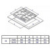 Варочная поверхность WEISSGAUFF HGG 641 BGV Nano Glass