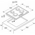 Газовая поверхность CANDY cvg 64 sgnx