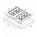 Газовая поверхность TEKA cgw lux 60 4g ai al ci nat