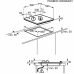 Газовая панель Electrolux GPE 363 MB