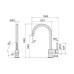 Смеситель FALMEC EASY ROUND CHROME (MEAR.00#CHF)