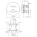 Смеситель WASSERKRAFT Dinkel 5844 Thermo