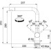 Смеситель FRANKE 115.0373.811 FRANKE Active Plus,миндаль