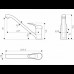 Смеситель OMOIKIRI Kado-PL/латунь/гранит/платина 4994163