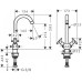 Смеситель HANSGROHE Logis Classic 71285000 хром